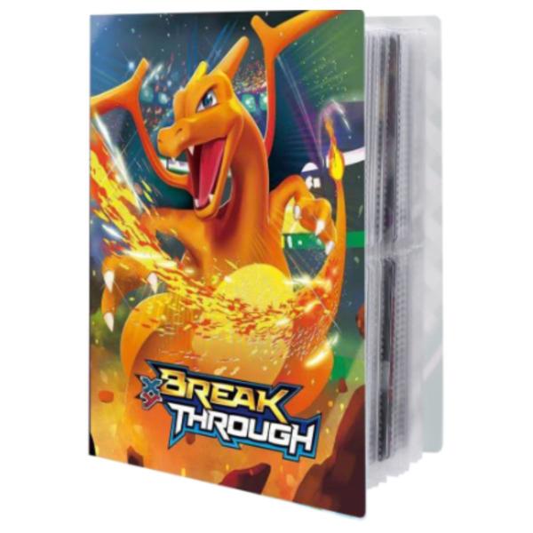 Imagem de Álbum Pasta Fichário Pokemon XY Break Throug 30 Folhas 4 Bolsos Para Colecionar Guardar Cards Cartas