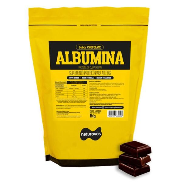 Imagem de Albumina 1Kg Chocolate Naturovos