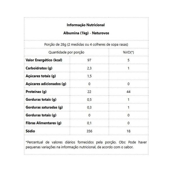 Imagem de Albumina (1kg) - Sabor: Natural