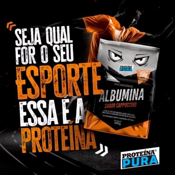 Imagem de Albumina 500g Vários Sabores - Proteína Pura