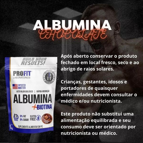 Imagem de Albumina e Biotina Profit Refil 1kg