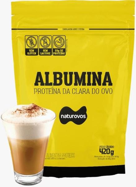 Imagem de Albumina sabor mocaccino 420gr - naturovos