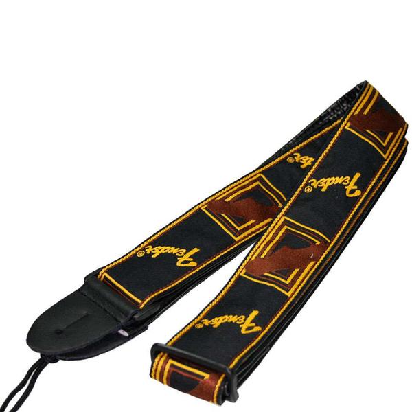 Imagem de Alça Correia Fender Monogrammed Black/Yellow/Brown 990681000