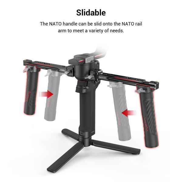 Imagem de Alça de mão SMALLRIG de alça dupla para DJI RS 4/RS 4 Pro/RS 3/RS 3 Pro/RS 2/RSC 2