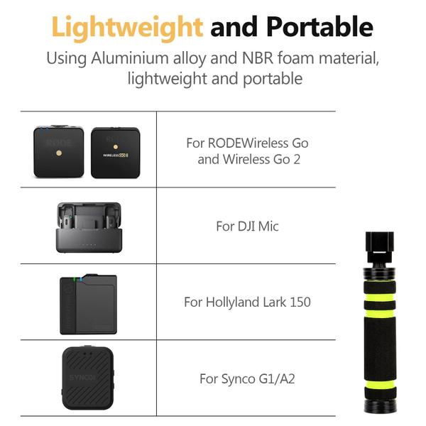 Imagem de Alça de microfone SUNMON Wireless para Rode Wireless GO II