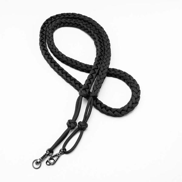 Imagem de Alça de pescoço Mohave Cord Paracord 550 para câmera fotográfica - Preto