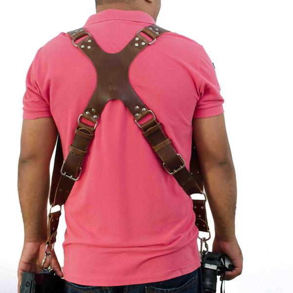 Alça Dupla X-Double Couro Legitimo Cameras Dslr Double Strap - Dedcases Imagem de Alça Dupla X-Double Couro Legitimo Cameras Dslr Double Strap