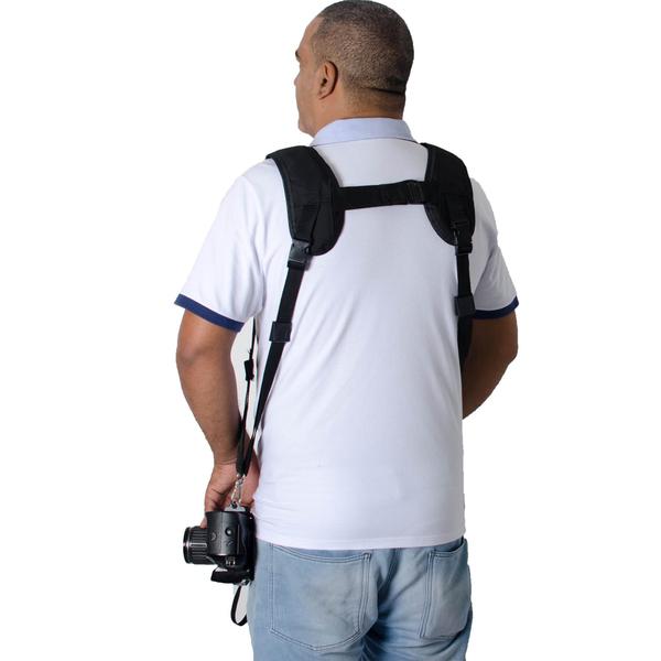 Alça em Tecido para 2 cameras fotograficas - Dedcases Imagem de Alça em Tecido para 2 cameras fotograficas