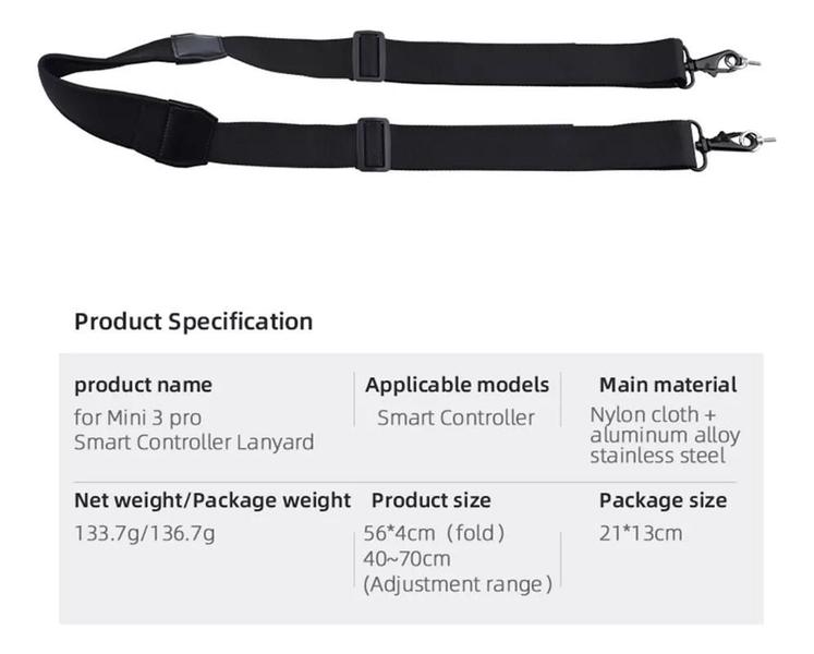 Imagem de Alça Para Pescoço Neckstrap For Smart Controller Da Dji