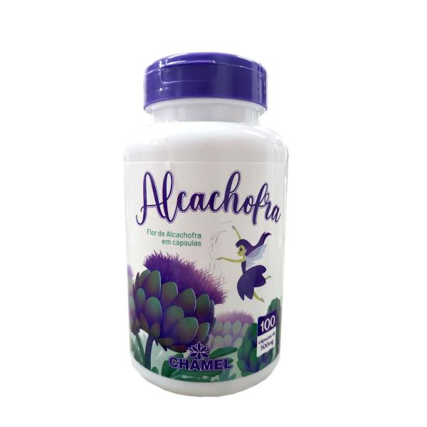 Imagem de Alcachofra 500mg com 100 Cápsulas - Chamel