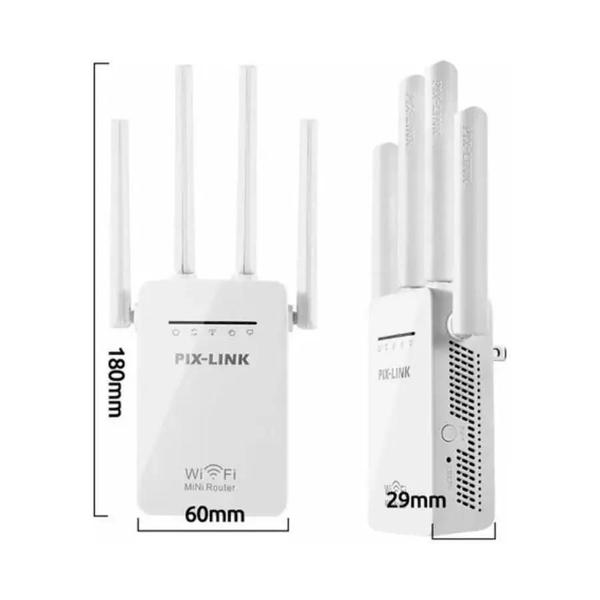 Alcance sem limites Longo Alcance Repetidor Wifi 4 Antenas Alto Desempenho Repetidor de Sinal Parceiro Pedradaluz
