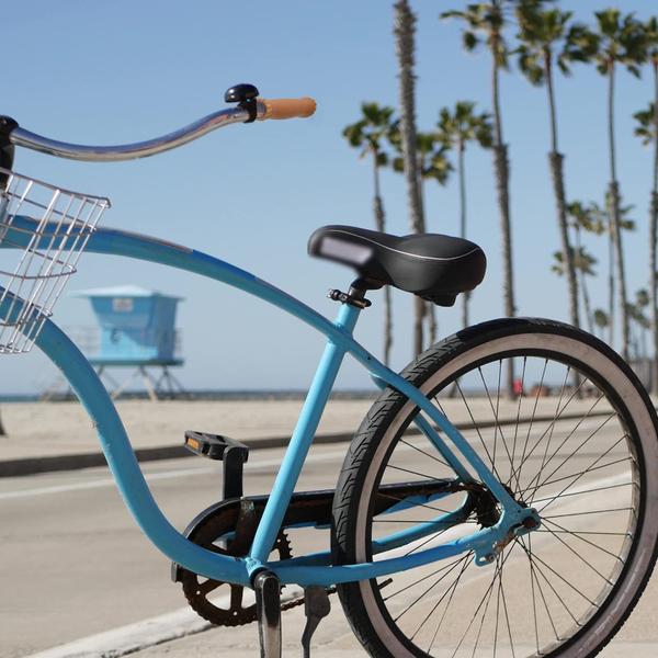 Imagem de Alças de guidão de bicicleta SOLODRIVE Vinyl Leather Beach Cruiser