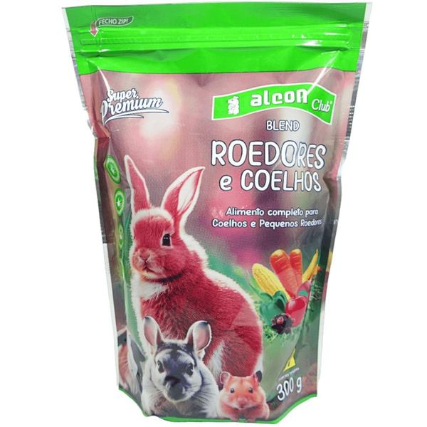 Alcon Club Blend Roedores e Coelhos 300g Super Premium Kit Com 4 Imagem de Alcon Club Blend Roedores e Coelhos 300g Super Premium Kit Com 4