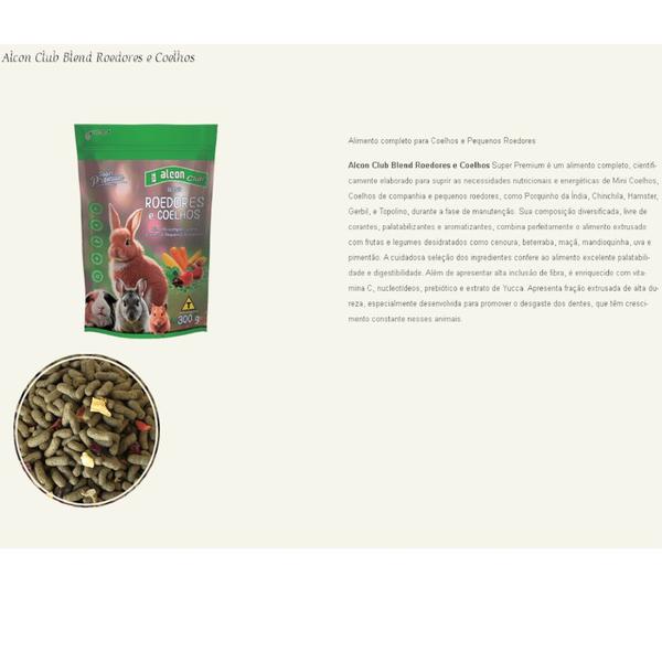 Alcon Club Blend Roedores e Coelhos 300g Super Premium Kit Com 4 Imagem de Alcon Club Blend Roedores e Coelhos 300g Super Premium Kit Com 4