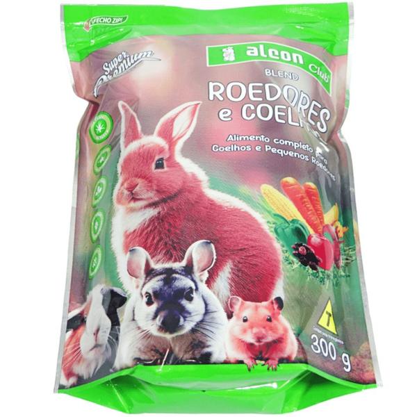Alcon Club Blend Roedores e Coelhos 300g Super Premium Kit Com 4 Imagem de Alcon Club Blend Roedores e Coelhos 300g Super Premium Kit Com 4