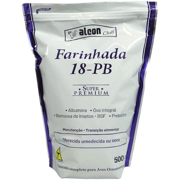 Imagem de Alcon Club Farinhada 18-PB 500g Super Premium Para Aves Ornamentais Kit Com 3