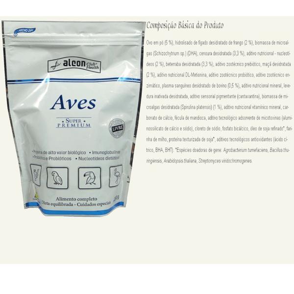 Imagem de Alcon Club Health Aves 250g Super Premium Kit Com 3 unidades