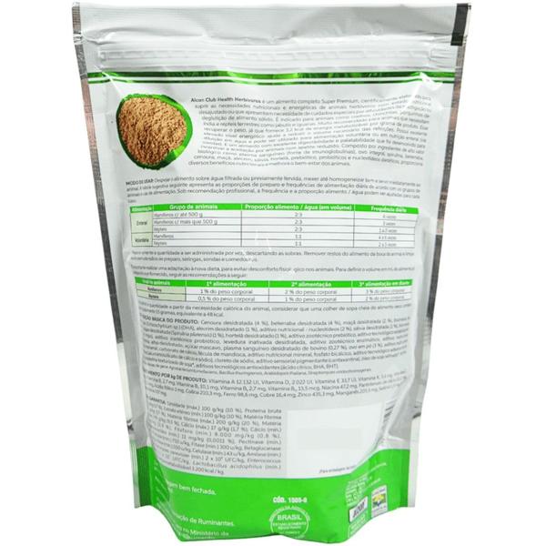 Imagem de Alcon Club Health Herbívoros 500g Super Premium Kit Com 4 unidades