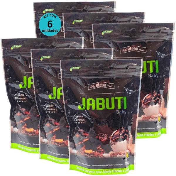 Imagem de Alcon Club Jabuti Baby 100g Super Premium Kit Com 6 unidades