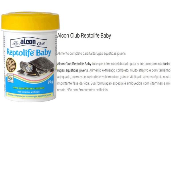 Imagem de Alcon Club Reptolife Baby 25g Kit Com 3