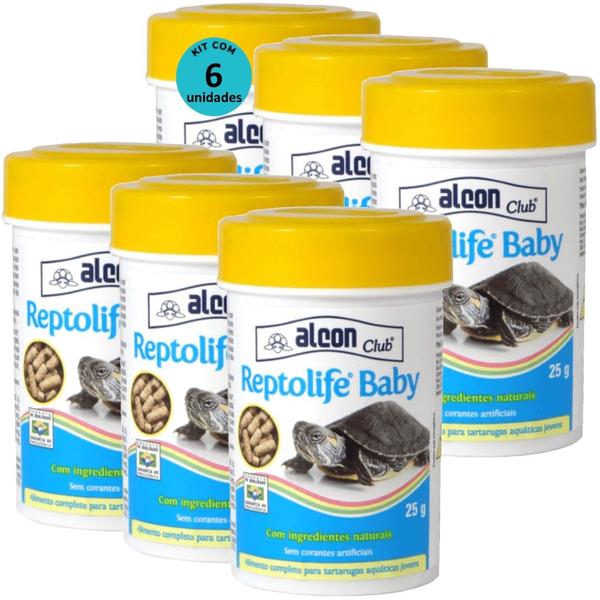 Imagem de Alcon Club Reptolife Baby 25g Kit Com 6