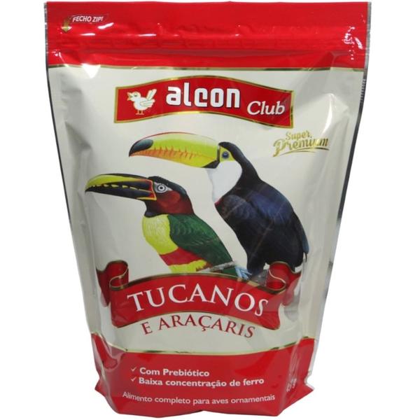 Imagem de Alcon club tucanos e araçaris 450g super premium kit com 4