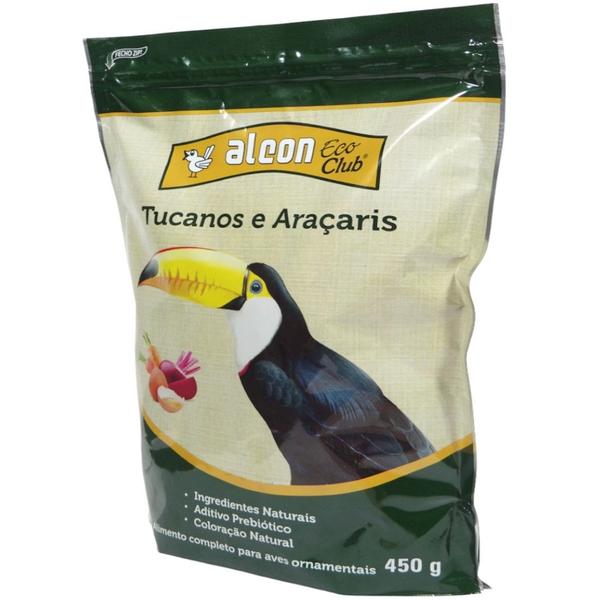 Imagem de Alcon eco club tucanos e araçaris 450g kit com 10 ração para aves