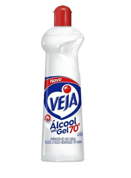 Imagem de Álcool em Gel 70% Veja Superfícies 450g