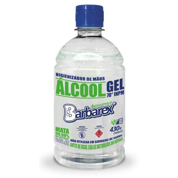 Imagem de Alcool em Gel Higienizador de Mãos Aloe Vera 70 INPM 430gr