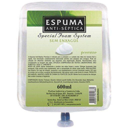 Imagem de Álcool espuma anti-septica  premisse - 600 ml