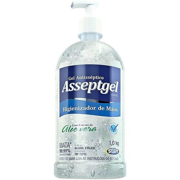 Imagem de Alcool gel ASSEPTGEL CRISTAL 1,0KG