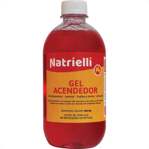 Imagem de Alcool Gel Natrielli Acendedor De Churrasqueira 500Ml