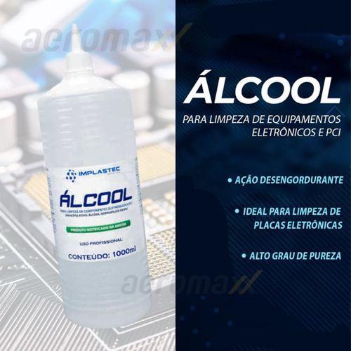 Imagem de Álcool Isopropílico para Limpeza de Componentes Eletrônicos e PCI Placas e Circuitos 1L