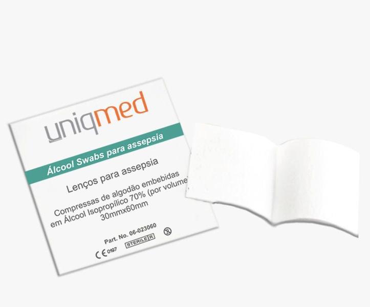 Imagem de ALCOOL SWAB UNIQMED 1000UN 10CX x 100UN UNIQMED