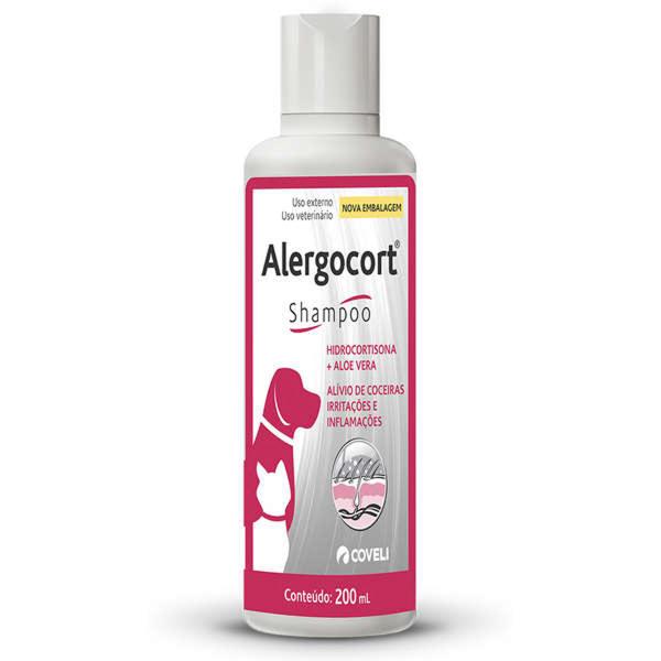 Imagem de Alergocort Coveli Shampoo Antialérgico para Cães e Gatos - 200 mL