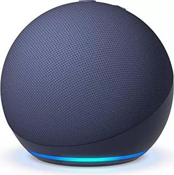 Imagem de Alexa Echo Dot 5 Geração Novo Processador Som Premium Azul - Amazon