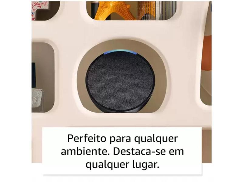 Imagem de Alexa Echo Pop 1 Geração Smart Speaker -Preta - Aamazon *