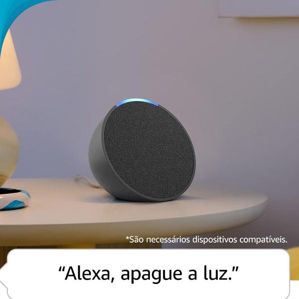Imagem de Alexa Echo Pop Assistente Virtual Alto-falante Controle Por Voz Com Garantia
