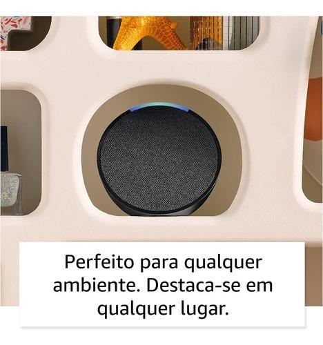 Alexa Echo Pop Smart Speaker Amazon Cor Preto Imagem de Alexa Echo Pop Smart Speaker Amazon Cor Preto