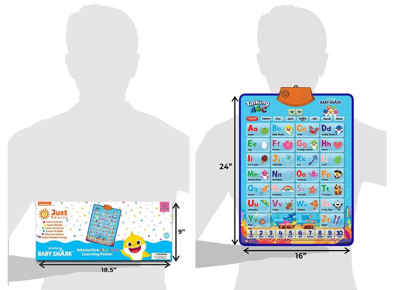 Imagem de Alfabeto e número do Learning Toy Just Smarty Baby Shark