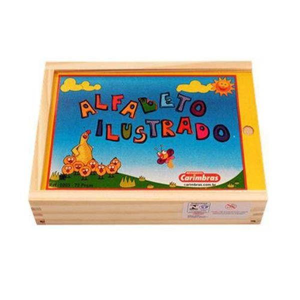 Imagem de Alfabeto Ilustrado-Brinquedo Educativo-Pedagógico-Carimbrás - Carimbras