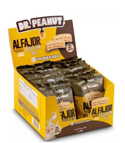 Imagem de Alfajor Dr Peanut Com Whey Protein (12X55G) -