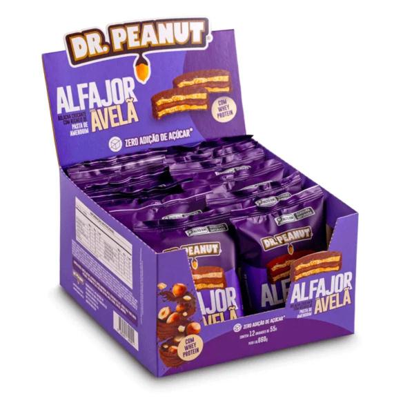 Imagem de Alfajor Dr Peanut Pasta Proteico Cracker Delicioso 12 Un 55g