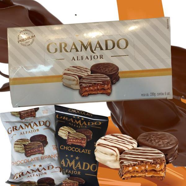 Imagem de Alfajor Gramado Recheio Triplo Kit com 18 Unidades - 990g