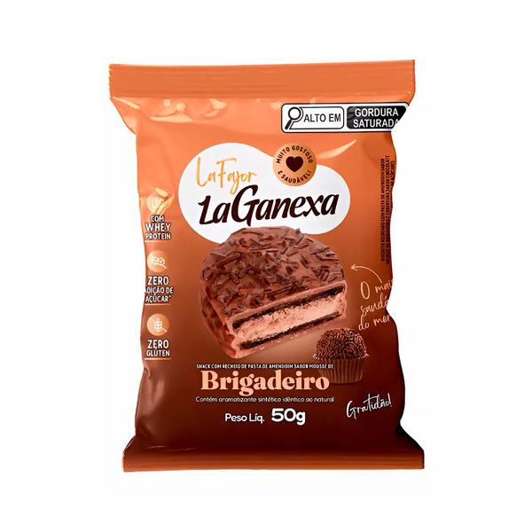 Imagem de Alfajor Snack Lalfajor Unidade 50g Brigadeiro La Ganexa