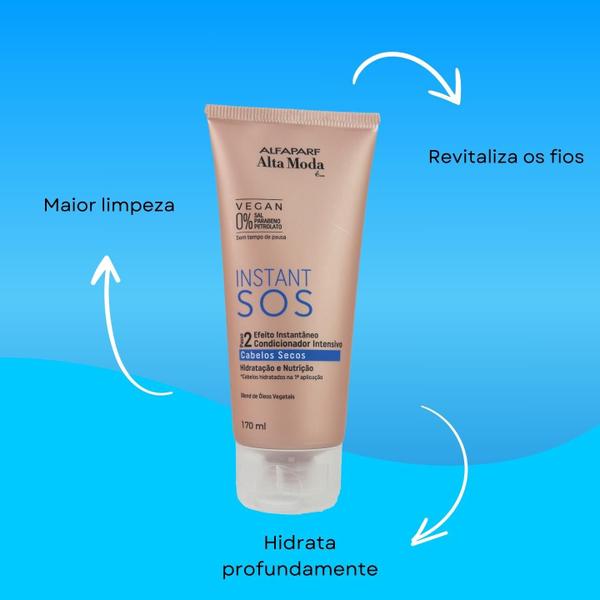 Imagem de Alfaparf Alta Moda SOS Cabelos Secos Condicionador 170ml