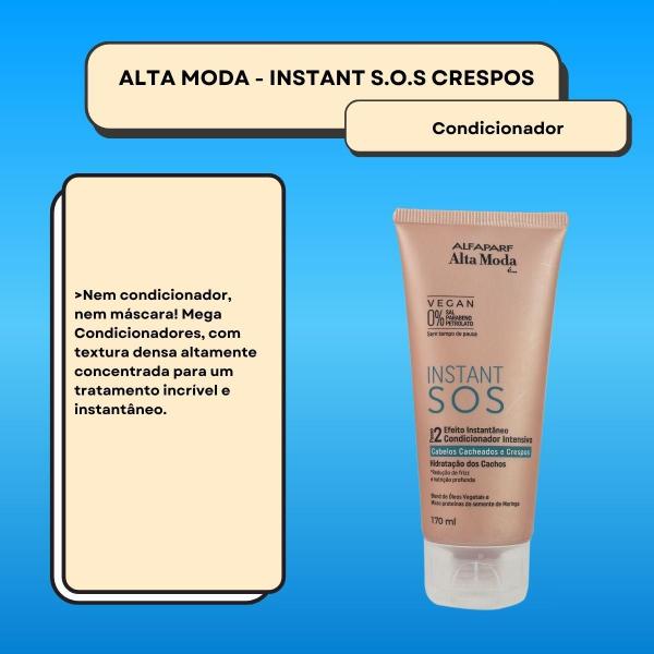 Imagem de Alfaparf Alta Moda SOS Instant Cachos Condicionador 170ml