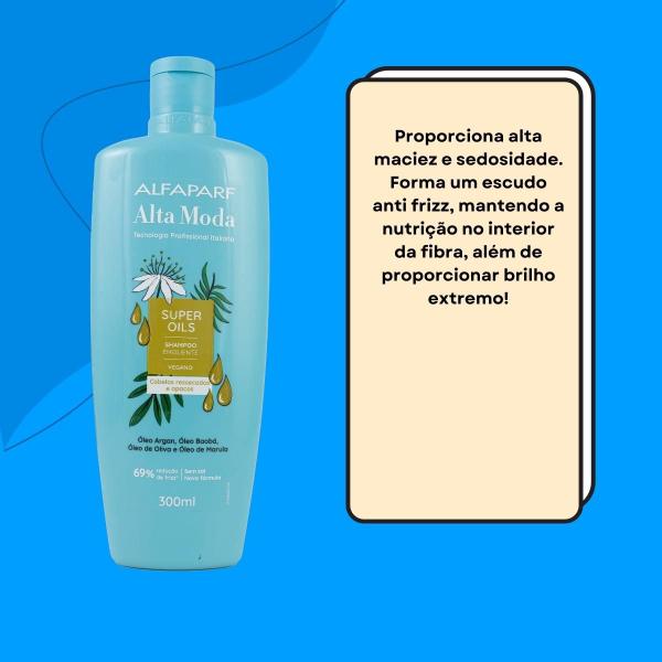 Imagem de Alfaparf Alta Moda Super Oils Shampoo 300ml