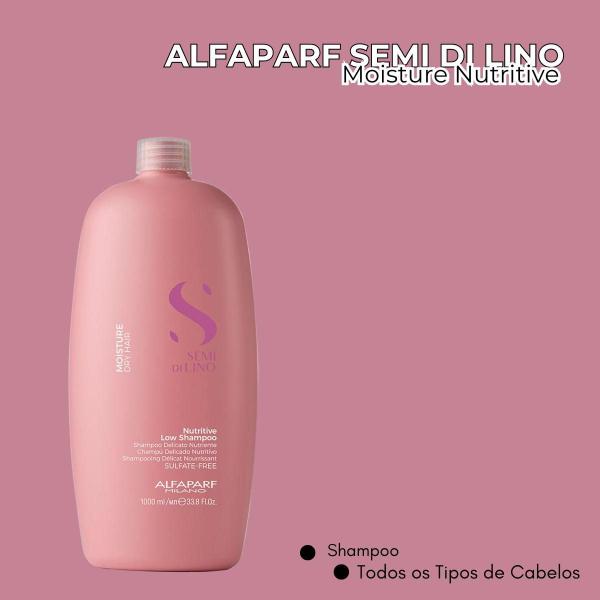 Imagem de Alfaparf Semi Di Lino Moist Nutri - Shamp sem Sulfato 1000ml