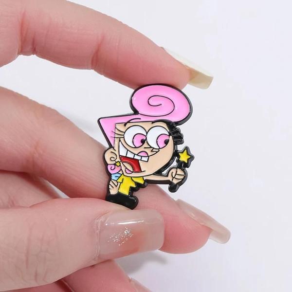 Imagem de Alfinetes Esmaltados de Anime - Broches Personalizados para Meninos e Meninas